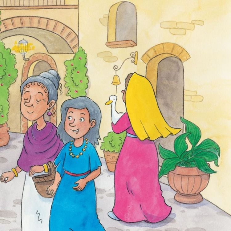 Produktbild: Die heilige Lucia und der Lichterkranz. Mini-Bilderbuch