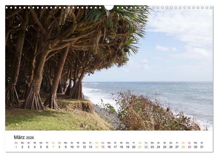 Produktbild: La R&eacute;union - Auf der Insel der Gef&uuml;hle (Wandkalender 2026 DIN A3 quer), CALVENDO Monatskalender