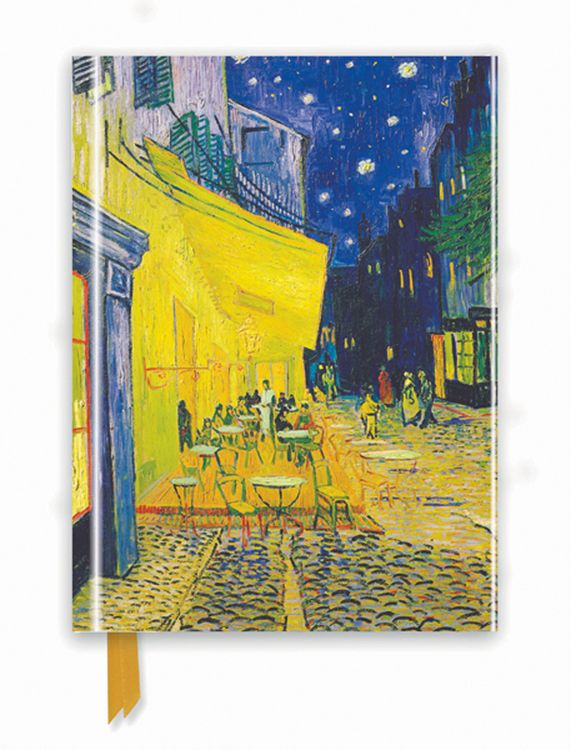 Produktbild: Premium Notizbuch DIN A5: Vincent van Gogh, Caf&eacute;terrasse am Abend