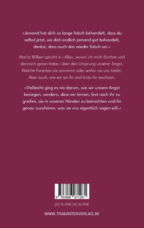 Produktbild: Alles, wovor ich mich f&uuml;rchte und dennoch getan habe