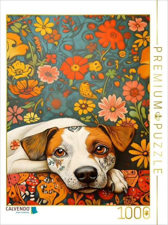 Produktbild: CALVENDO Puzzle Ein Motiv aus dem Kalender "Folk Art Seasons" | 1000 Teile Lege-Gr&ouml;&szlig;e 64x48cm Foto-Puzzle f&uuml;r gl&uuml;ckliche Stunden