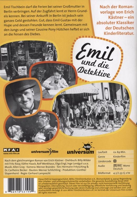Produktbild: Emil und die Detektive (1931)