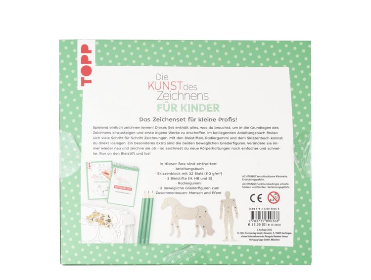 Produktbild: Kreativ-Set Kunst des Zeichnens f&uuml;r Kinder