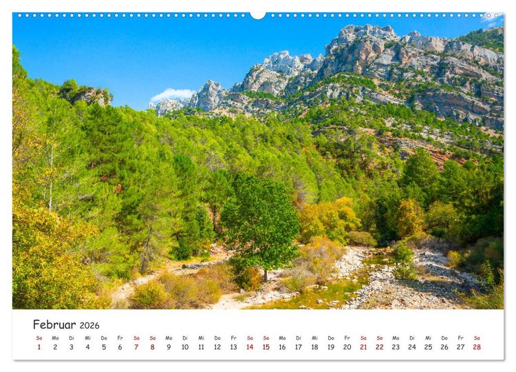 Produktbild: Andalusien - Wei&szlig;e D&ouml;rfer und wilde Natur (hochwertiger Premium Wandkalender 2026 DIN A2 quer), Kunstdruck in Hochglanz