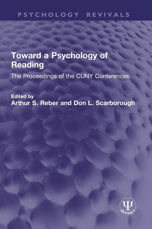 Produktbild: Toward a Psychology of Reading