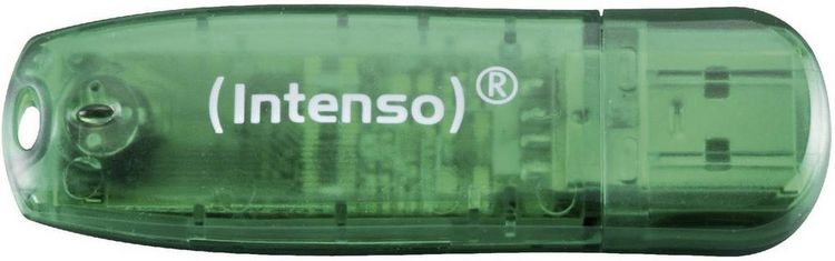 Produktbild: Intenso Rainbow Line USB-Stick 8 GB Gr&uuml;n 3502460 USB-A (USB 2.0)
