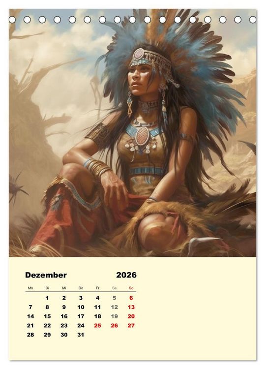 Produktbild: Indian Fantasy (Tischkalender 2026 DIN A5 hoch), CALVENDO Monatskalender