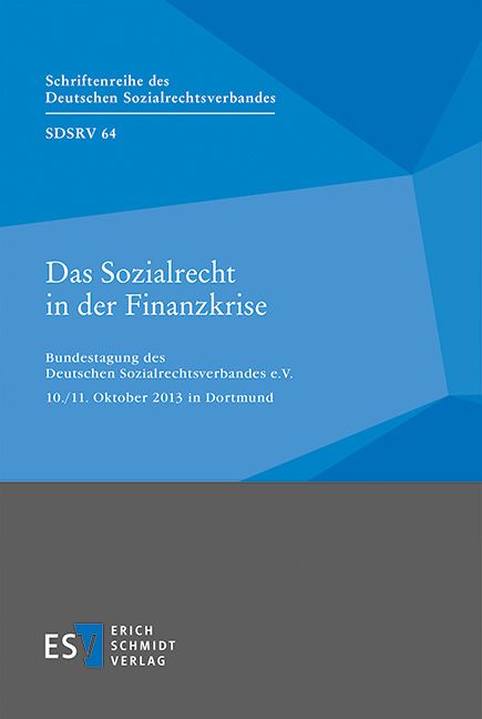 Produktbild: Das Sozialrecht in der Finanzkrise