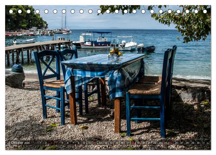 Produktbild: Griechische Momente (Tischkalender 2026 DIN A5 quer), CALVENDO Monatskalender