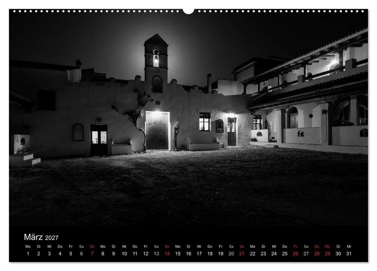 Produktbild: Das Licht in Schwarz und Wei&szlig; (hochwertiger Premium Wandkalender 2027 DIN A2 quer), Kunstdruck in Hochglanz