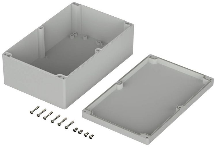 Produktbild: Bopla EUROMAS M 240 02240000 Industrie-Geh&auml;use 250 x 160 x 90 Polycarbonat Lichtgrau (RAL 7035) 1 St.