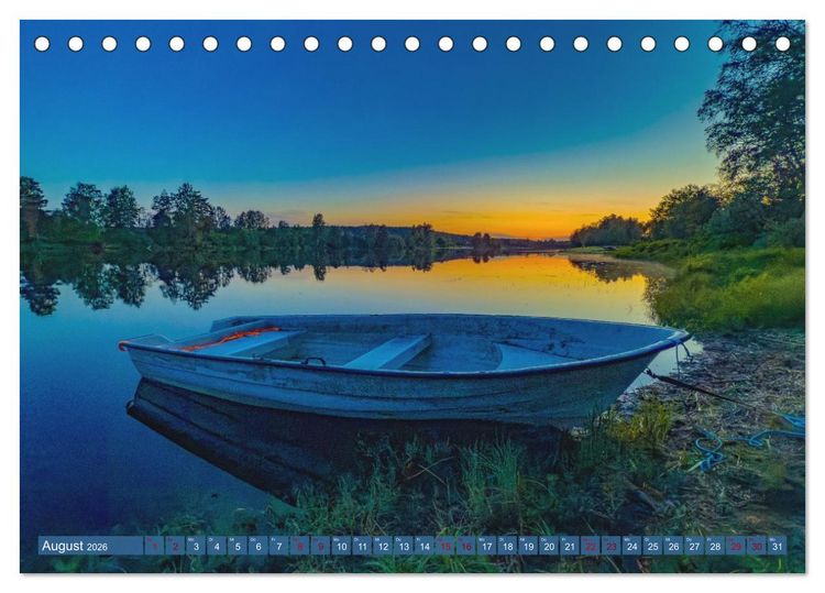 Produktbild: SCHWEDEN wild-romantisch (Tischkalender 2026 DIN A5 quer), CALVENDO Monatskalender
