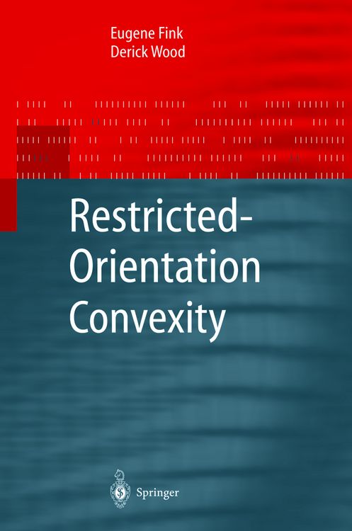 Produktbild: Restricted-Orientation Convexity