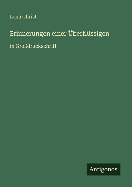 Produktbild: Erinnerungen einer &Uuml;berfl&uuml;ssigen