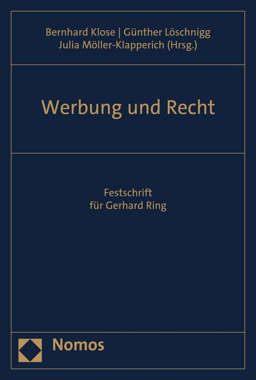 Produktbild: Werbung und Recht