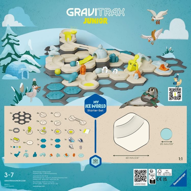 Ravensburger - GraviTrax Junior Starter-Set L Ice