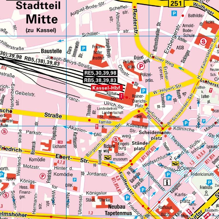 Produktbild: Falk Cityplan Kassel 1:15.000