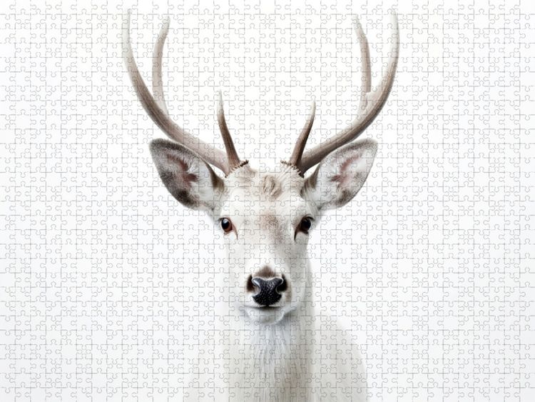 Produktbild: CALVENDO Puzzle Ein Motiv aus dem Kalender "Only white animals" | 1000 Teile Lege-Gr&ouml;&szlig;e 64x48cm Foto-Puzzle f&uuml;r gl&uuml;ckliche Stunden