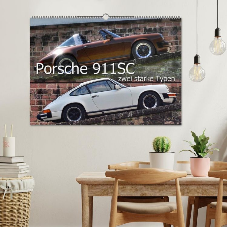 Produktbild: Porsche 911SC - zwei starke Typen (Wandkalender 2026 DIN A2 quer), CALVENDO Monatskalender