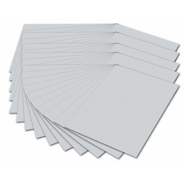 Produktbild: folia Fotokarton 300g/m&sup2; hellgrau DIN A4 50 Blatt