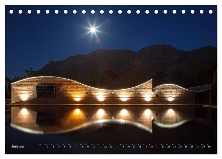 Produktbild: Weing&uuml;ter S&uuml;dafrikas, Weinarchitektur zwischen Tradition und Moderne (Tischkalender 2026 DIN A5 quer), CALVENDO Monatskalender