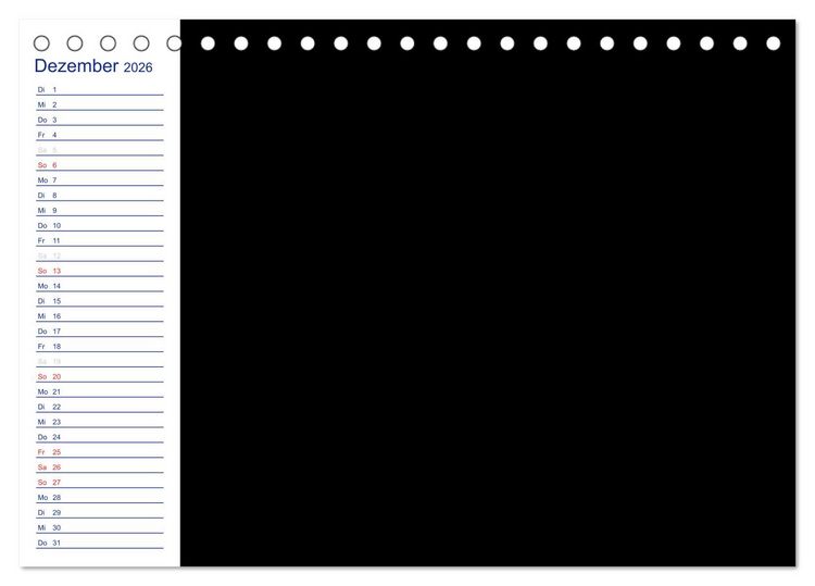Produktbild: Farbiger Bastelkalender (Tischkalender 2026 DIN A5 quer), CALVENDO Monatskalender