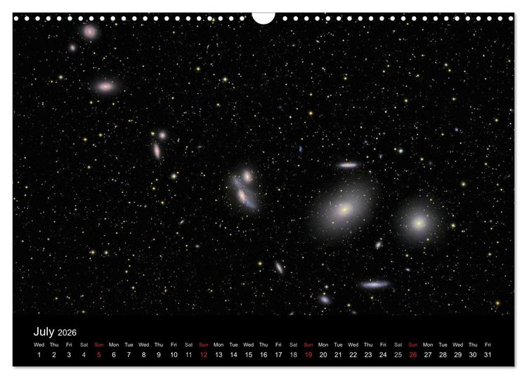 Produktbild: Deepsky (Wall Calendar 2026 DIN A3 landscape), CALVENDO 12 Month Wall Calendar