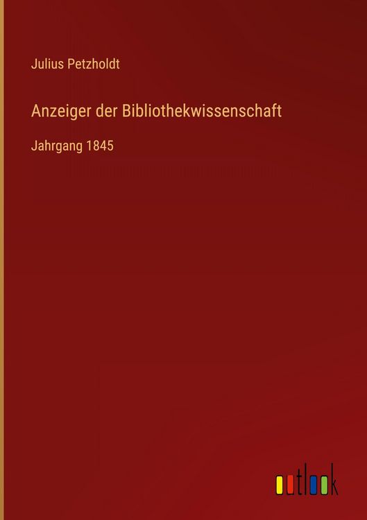Produktbild: Anzeiger der Bibliothekwissenschaft