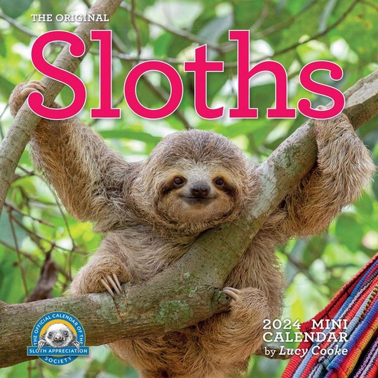 Produktbild: Cooke, L: Original Sloths Mini Wall Calendar 2024