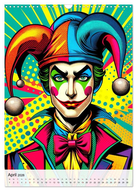 Produktbild: Pop Art - In der &Auml;ra der K&uuml;nstlichen Intelligenz (Wandkalender 2026 DIN A3 hoch), CALVENDO Monatskalender