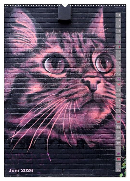 Produktbild: London - Hotspot der Street Art (Wandkalender 2026 DIN A2 hoch), CALVENDO Monatskalender
