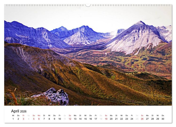 Produktbild: Kanadische Landschaften 2026 (hochwertiger Premium Wandkalender 2026 DIN A2 quer), Kunstdruck in Hochglanz