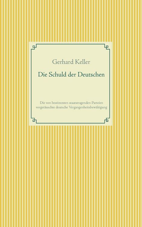 Produktbild: Die Schuld der Deutschen