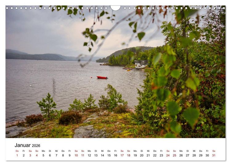 Produktbild: Norwegen im Sp&auml;tsommer (Wandkalender 2026 DIN A3 quer), CALVENDO Monatskalender