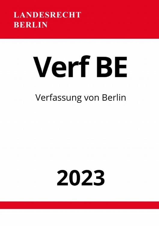 Produktbild: Verfassung von Berlin