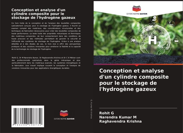 Produktbild: Conception et analyse d'un cylindre composite pour le stockage de l'hydrog&egrave;ne gazeux