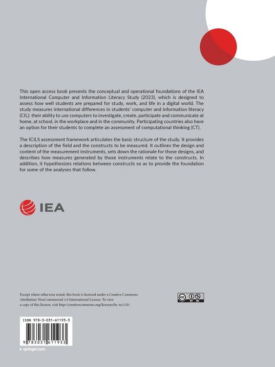 Produktbild: IEA International Computer and Information Literacy Study 2023