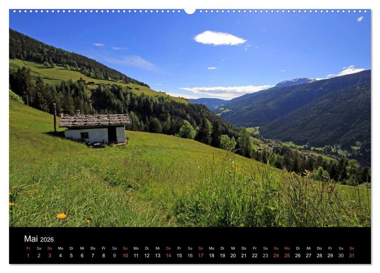 Produktbild: Das Ultental und seine Jahreszeiten (hochwertiger Premium Wandkalender 2026 DIN A2 quer), Kunstdruck in Hochglanz
