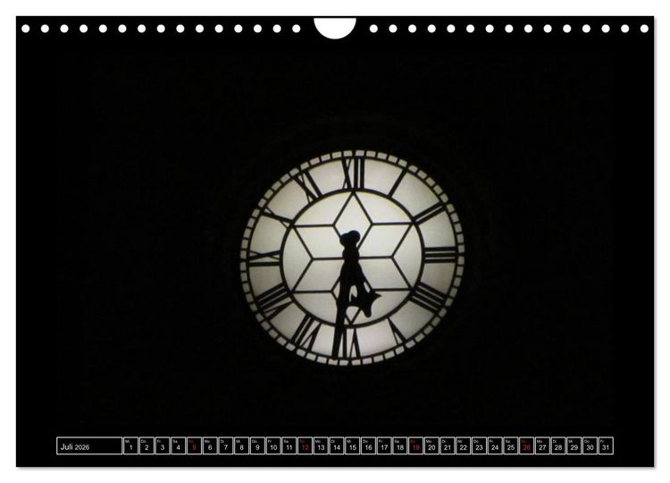 Produktbild: Zeit-Anzeige (Wandkalender 2026 DIN A4 quer), CALVENDO Monatskalender