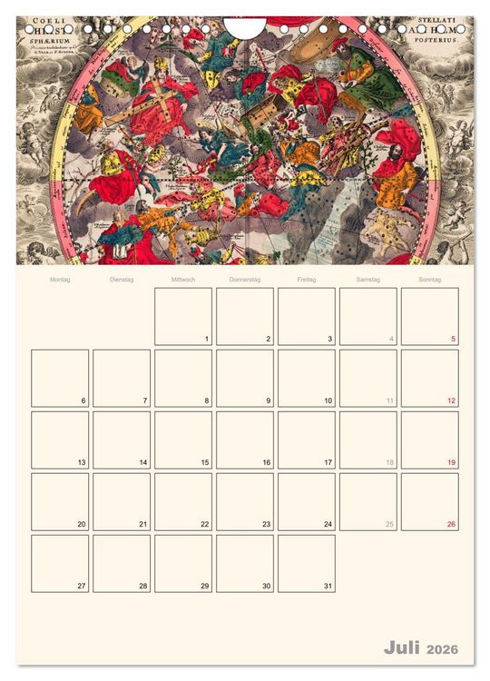 Produktbild: Zu den Sternen - mit Planerfunktion (Wandkalender 2026 DIN A4 hoch), CALVENDO Monatskalender