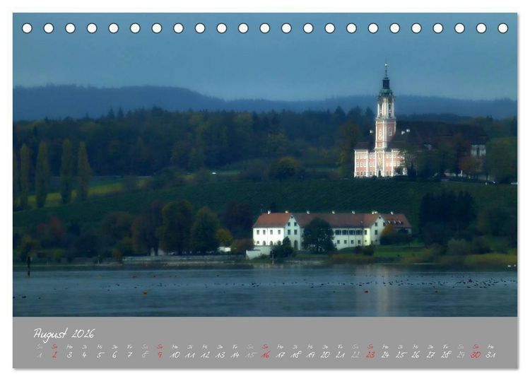 Produktbild: Farbrausch Bodensee (Tischkalender 2026 DIN A5 quer), CALVENDO Monatskalender