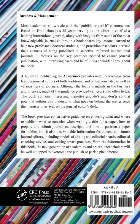Produktbild: A Guide to Publishing for Academics