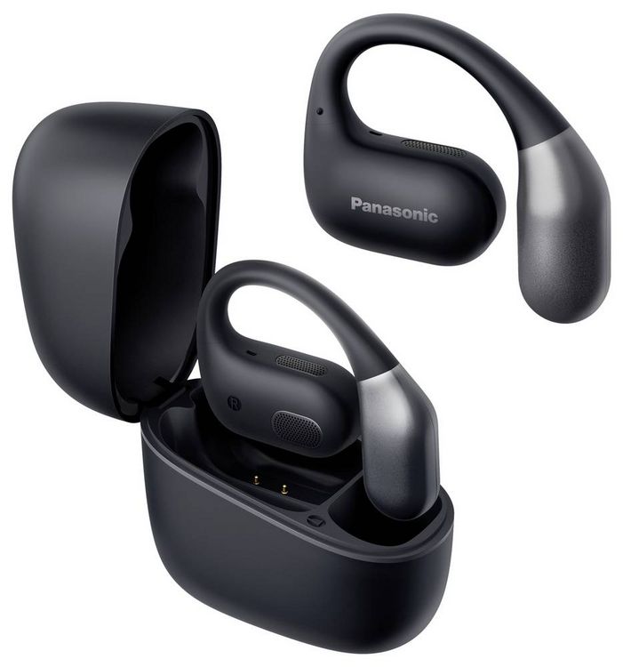 Produktbild: Panasonic RB-F10DE-K In Ear Kopfh&ouml;rer Bluetooth&reg; Schwarz