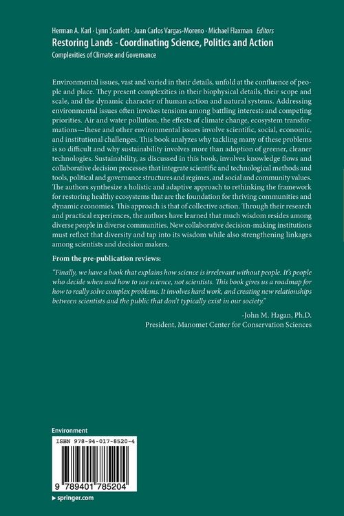 Produktbild: Restoring Lands - Coordinating Science, Politics and Action