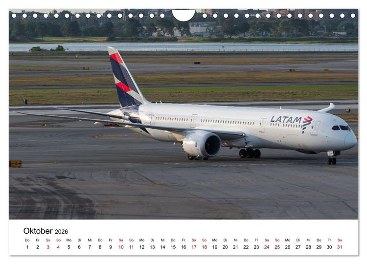 Produktbild: Flieger von Boeing (Wandkalender 2026 DIN A4 quer), CALVENDO Monatskalender