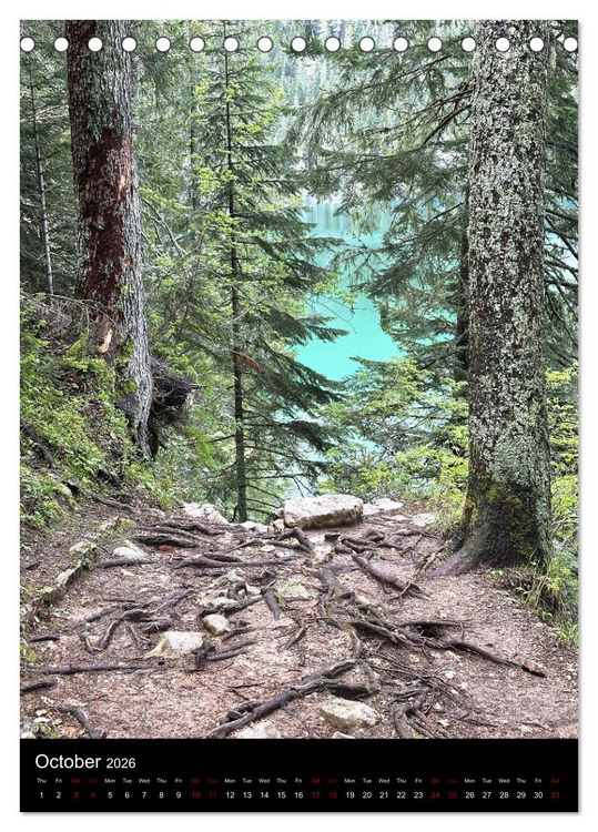 Produktbild: Durmitor &mdash; Majestic Peaks of Montenegro (Desk Calendar 2026 DIN A5 portrait), CALVENDO 12 Month DeskCalendar