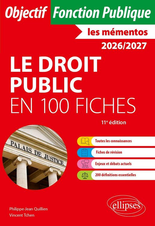 Produktbild: Le droit public en 100 fiches