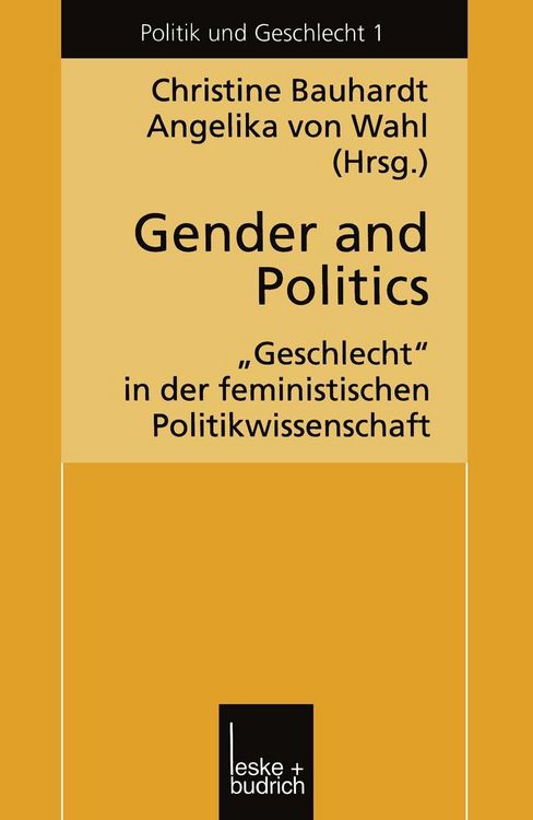 Produktbild: Gender and Politics