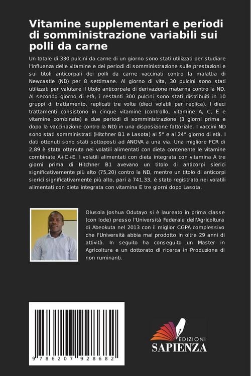 Produktbild: Vitamine supplementari e periodi di somministrazione variabili sui polli da carne