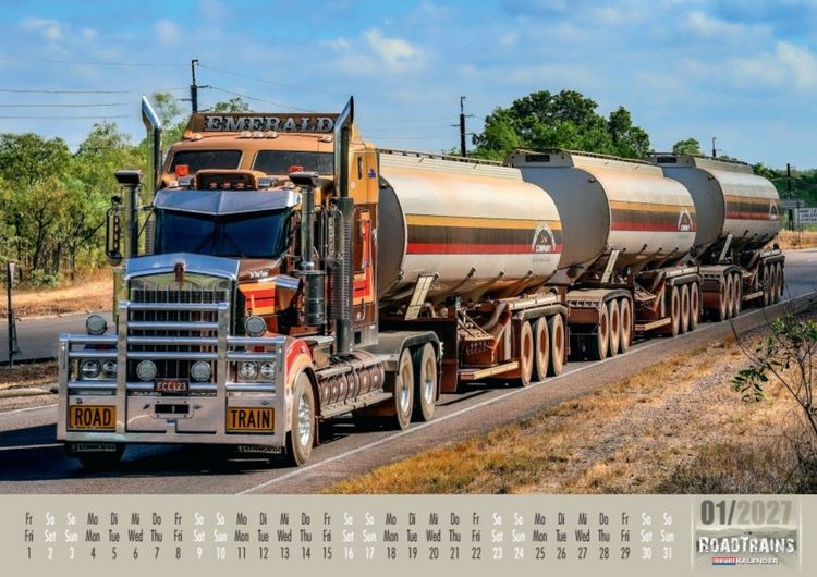 Produktbild: Roadtrains Kalender 2027